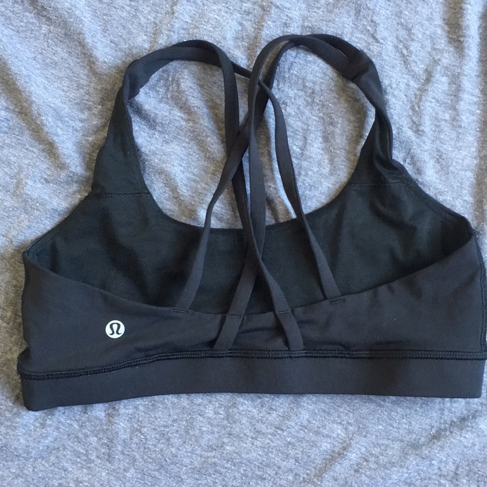 Lululemon black sports bra NWOT